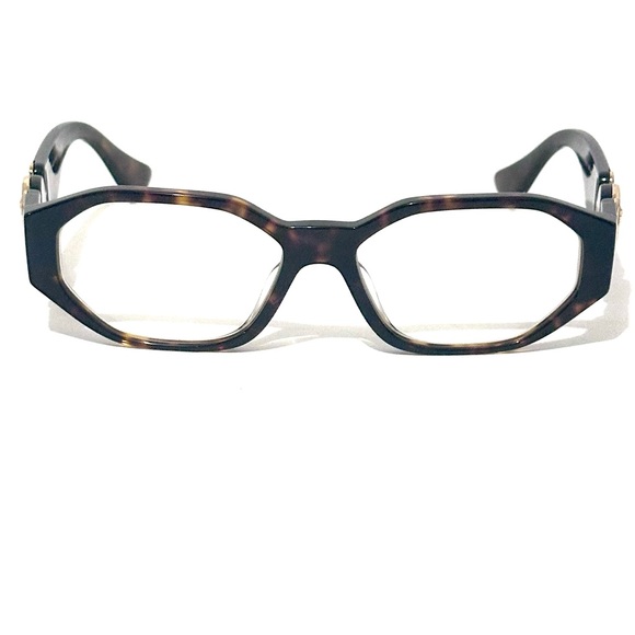 Versace Mod 3320-U 108 Brown and Gold Women's Glasses 3320 U New Authentic - Picture 5 of 10